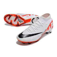 Chuteira Campo FG Nike Zoom Mercurial Superfly 9 Academy Pack Ready Preta e Branca
