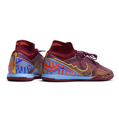 Chuteira Futsal IC Nike Zoom Mercurial Superfly 9 Elite Mbappe Roxa