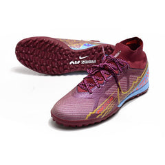 Chuteira Society TF Nike Zoom Mercurial Superfly 9 Elite Roxa