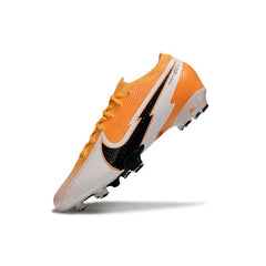 Chuteira Campo FG Nike Zoom Mercurial Vapor 13 Elite Laranja e Branca
