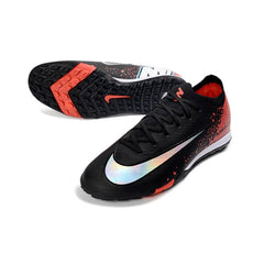 Chuteira Society TF Nike Zoom Mercurial Vapor 16 Elite Preta e Vermelha