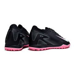 Chuteira Society TF Nike Zoom Mercurial Vapor 16 Elite Preta, Azul e Rosa