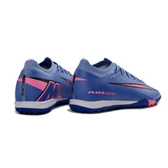 Chuteira Society TF Nike Zoom Mercurial Vapor 16 Elite Azul e Rosa