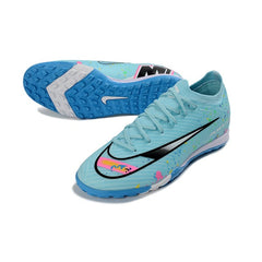 Chuteira Society TF Nike Zoom Mercurial Vapor 16 Elite Azul
