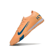 Chuteira Society TF Nike Zoom Mercurial Vapor 16 Elite Pack Mbappe Orange