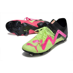 Chuteira Campo FG Puma Future Ultimate Verde e Rosa