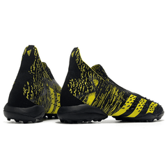 Chuteira Adidas Predator Freak+ TF Preta e Amarela - VN Esportes