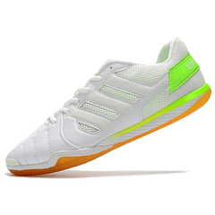 Chuteira Futsal Adidas Top Sala IC Branco e Verde - VN Esportes