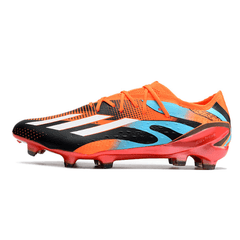 Chuteira Campo Adidas X Speedportal.1 FG Laranja, Preta e Azul