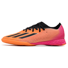 Chuteira Futsal Adidas X Speedportal.1 IC Laranja e Rosa