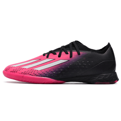 Chuteira Futsal Adidas X Speedportal.1 IC Preta e Rosa