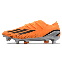 Chuteira Campo Adidas X Speedportal.1 Ponta de Aluminio SG Laranja e Cinza