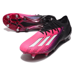 Chuteira Adidas X Speedportal.1 Ponta de Ferro SG Rosa e Preta - VN Esportes