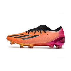 Chuteira Campo Adidas X Speedportal.1 FG Laranja e Rosa