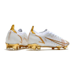 Chuteira Nike Mercurial Vapor 14 Elite FG Branca e Dourada - VN Esportes