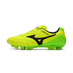 Chuteira Campo Mizuno Wave Ignitus 4 FG Amarela e Verde