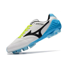 Chuteira Mizuno Wave Ignitus 4 Branca e Azul - VN Esportes