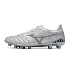 Chuteira Campo Mizuno Morelia Neo III Elite FG Prata