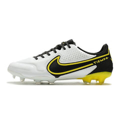 Chuteira Campo Nike Tiempo Legend 9 Elite FG Amarela e Preta