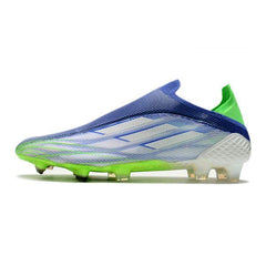 Chuteira Campo Adidas X Speedflow+ FG Verde e Azul