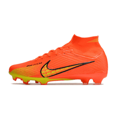 Chuteira Campo Nike Zoom Mercurial Superfly 9 Elite FG Laranja e Amarela - VN Esportes