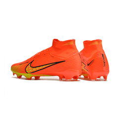 Chuteira Campo Nike Zoom Mercurial Superfly 9 Elite FG Laranja e Amarela - VN Esportes