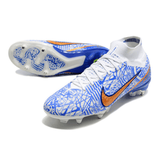 Chuteira Campo Nike Zoom Mercurial Superfly 9 Elite SG Ponta de Aluminio Azul CR7 - VN Esportes