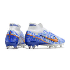 Chuteira Campo Nike Zoom Mercurial Superfly 9 Elite SG Ponta de Aluminio Azul CR7 - VN Esportes