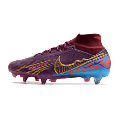 Chuteira Campo Nike Zoom Mercurial Superfly 9 Elite SG Ponta de Aluminio Roxa Mbappe - VN Esportes