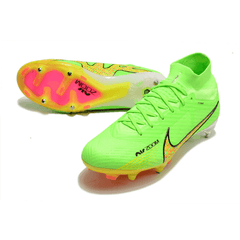 Chuteira Campo Nike Zoom Mercurial Superfly 9 Elite SG Ponta de Aluminio Verde e Amarela - VN Esportes