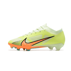 Chuteira Campo Nike Zoom Mercurial Vapor 15 Elite FG Amarela e Laranja