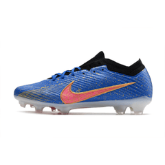 Chuteira Campo Nike Zoom Mercurial Vapor 15 Elite FG Azul,Dourado e Rosa - VN Esportes