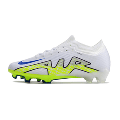 Chuteira Campo Nike Zoom Mercurial Vapor 15 Elite FG Branca e Verde