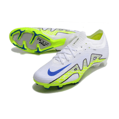 Chuteira Campo Nike Zoom Mercurial Vapor 15 Elite FG Branca e Verde - VN Esportes