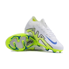 Chuteira Campo Nike Zoom Mercurial Vapor 15 Elite FG Branca e Verde - VN Esportes