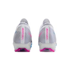 Chuteira Campo Nike Zoom Mercurial Vapor 15 Elite FG Cinza,Azul e Rosa - VN Esportes