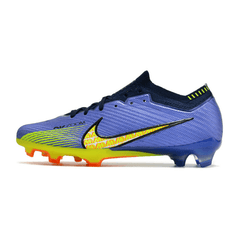 Chuteira Campo Nike Zoom Mercurial Vapor 15 Elite FG Roxa e Laranja