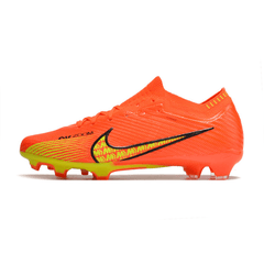 Chuteira Campo Nike Zoom Mercurial Vapor 15 Elite FG Laranja e Amarela