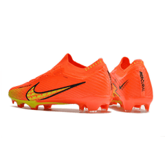 Chuteira Campo Nike Zoom Mercurial Vapor 15 Elite FG Laranja e Amarela - VN Esportes