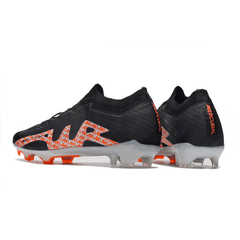 Chuteira Campo Nike Zoom Mercurial Vapor 15 Elite FG Preto,Branco e Laranja - VN Esportes