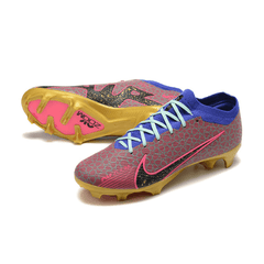 Chuteira Campo Nike Zoom Mercurial Vapor 15 Elite FG Rosa e Verde - VN Esportes