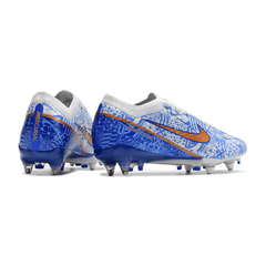 Chuteira Campo Nike Zoom Mercurial Vapor 15 Elite SG Ponta de Aluminio Azul CR7 - VN Esportes