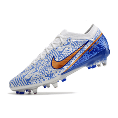 Chuteira Campo Nike Zoom Mercurial Vapor 15 Elite SG Ponta de Aluminio Azul CR7 - VN Esportes