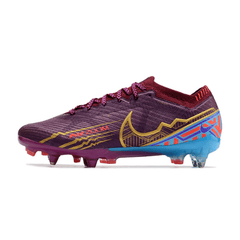 Chuteira Campo Nike Zoom Mercurial Vapor 15 Elite SG Ponta de Aluminio Mbappe Roxo - VN Esportes