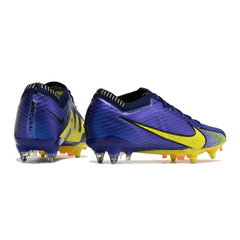 Chuteira Campo Nike Zoom Mercurial Vapor 15 Elite SG Ponta de Aluminio Roxo e Verde - VN Esportes