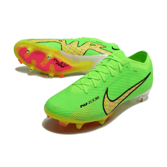 Chuteira Campo Nike Zoom Mercurial Vapor 15 Elite SG Ponta de Aluminio Verde e Amarela - VN Esportes