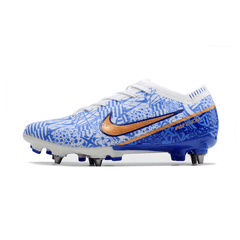 Chuteira Campo Nike Zoom Mercurial Vapor 15 Elite SG Trava Mista Azul CR7 - VN Esportes