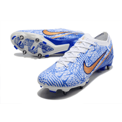 Chuteira Campo Nike Zoom Mercurial Vapor 15 Elite SG Trava Mista Azul CR7 - VN Esportes