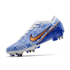 Chuteira Campo Nike Zoom Mercurial Vapor 15 Elite SG Trava Mista Azul CR7 - VN Esportes