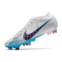 Chuteira Campo Nike Zoom Mercurial Vapor 15 Elite SG Trava Mista Cinza, Azul e Rosa - VN Esportes